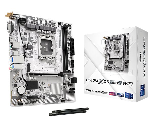 ASRock > H610M-X D5 Gen5 WiFi